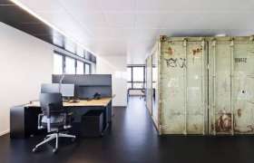 未來現(xiàn)代感—合肥地產(chǎn)開發(fā)辦公室裝修設(shè)計